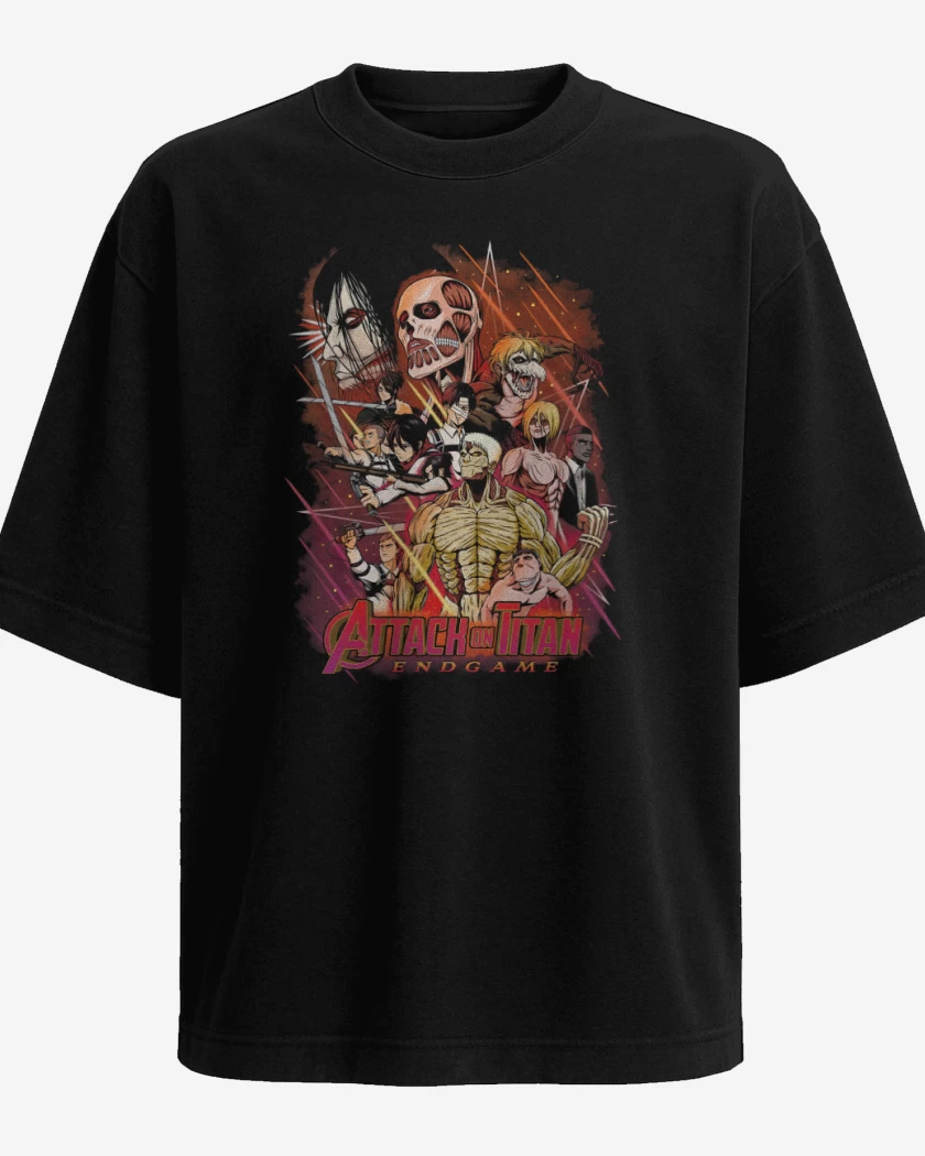 Polera Oversize Attack on Titan EndGame