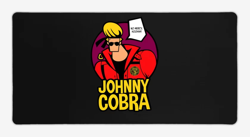 Mouse pad Gamer Negro de Johnny Cobra