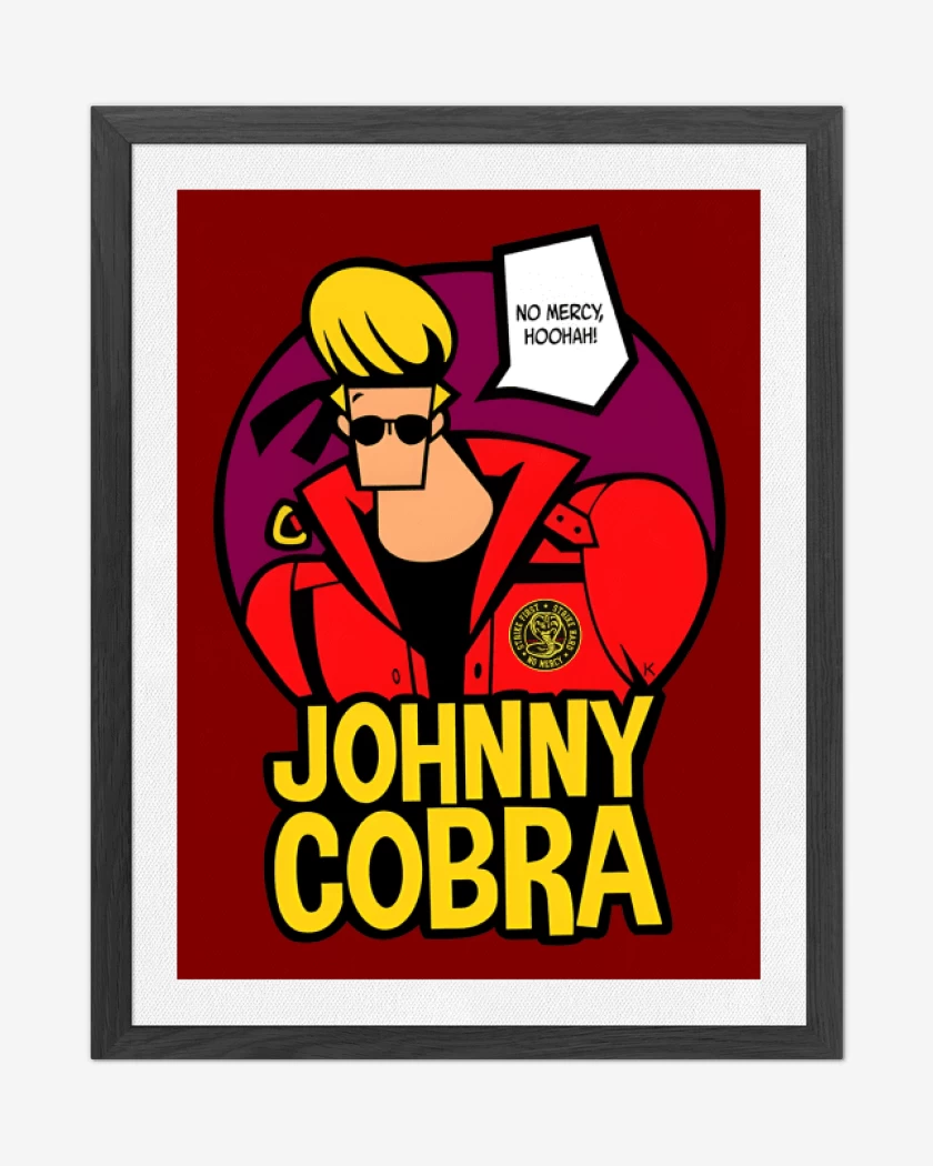 Cuadro decorativo Rojo de Johnny Cobra