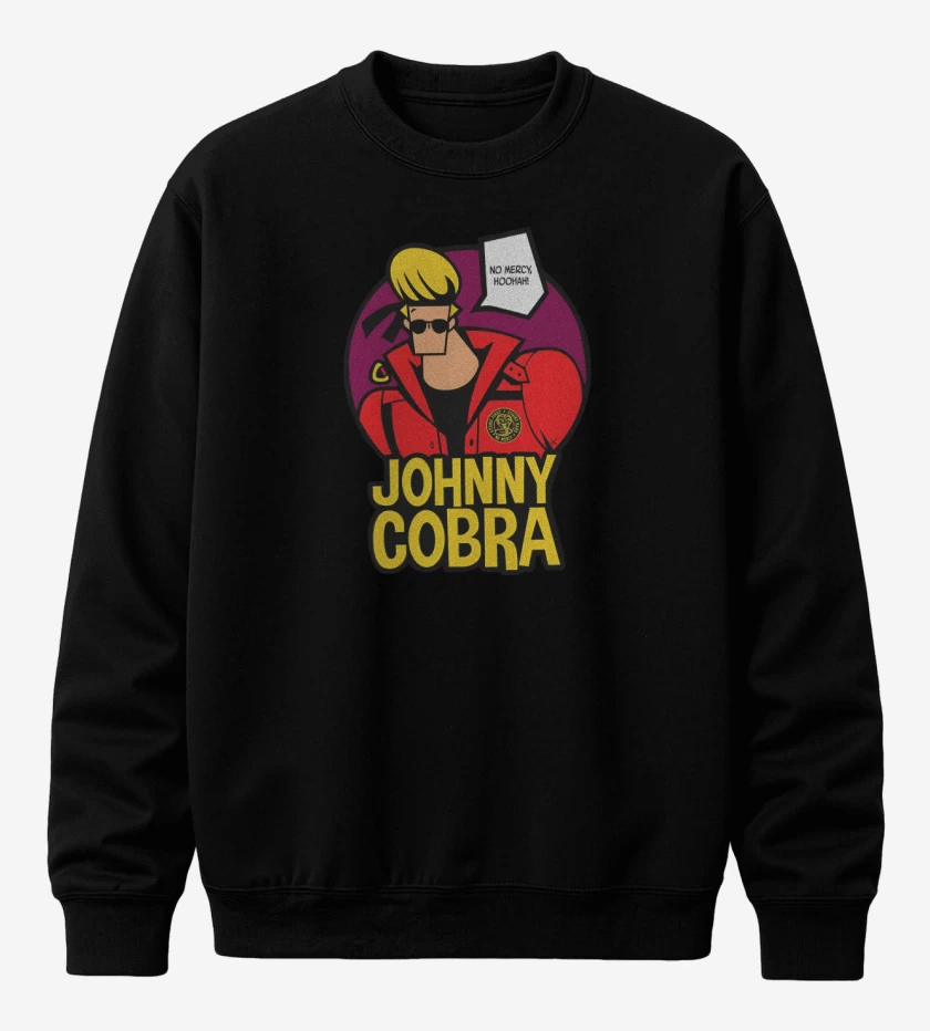 Poleron polo Negro de Johnny Cobra