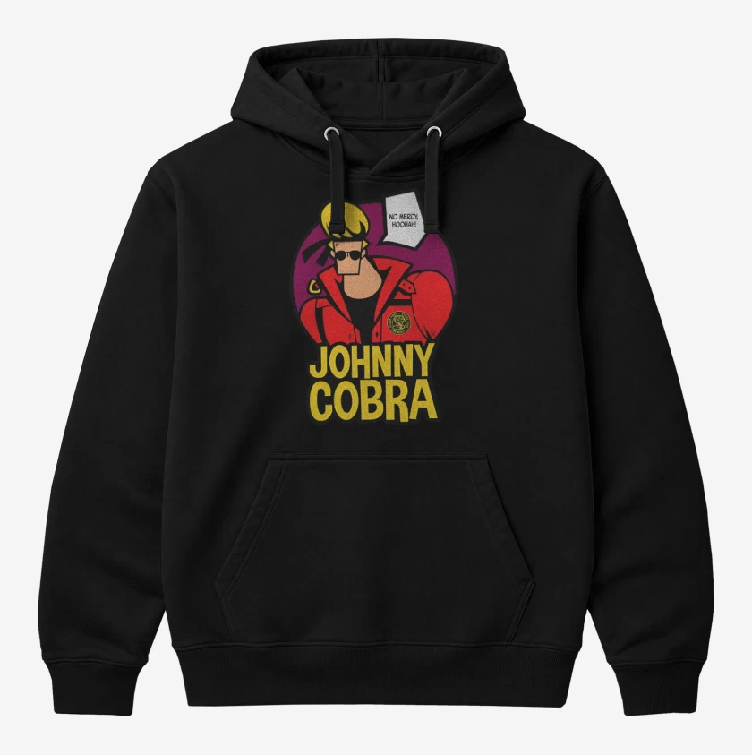 Polerón Canguro Negro de Johnny Cobra