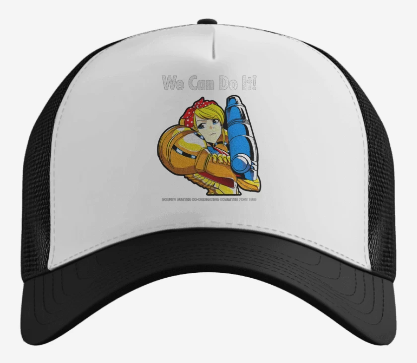 Gorro Blanco de Samus We Can Do IT!