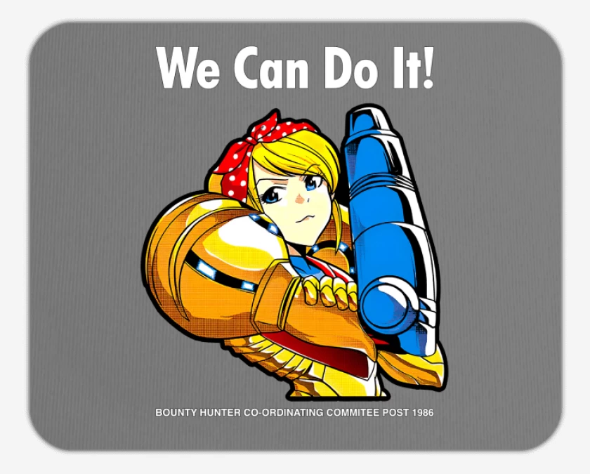 Mousepad Samus We Can Do IT!