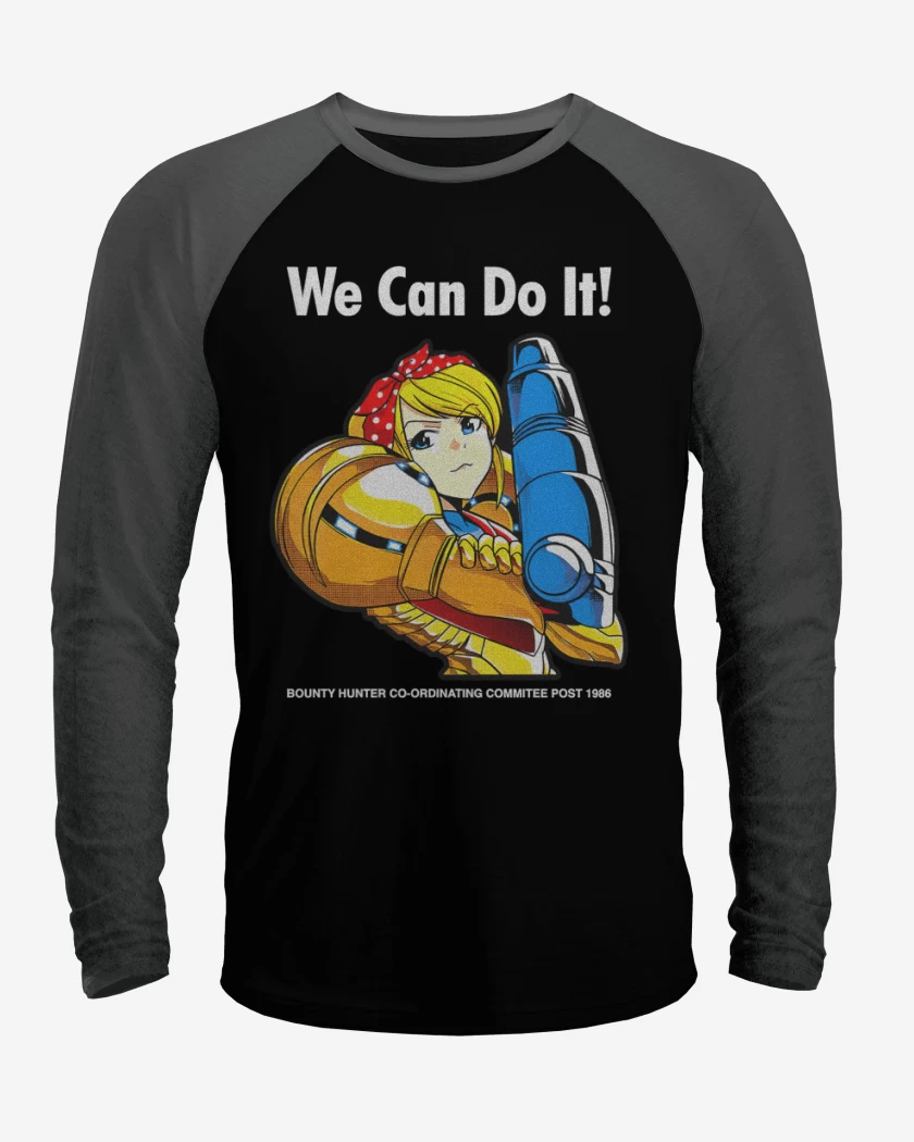 Polera Raglan Samus We Can Do IT!
