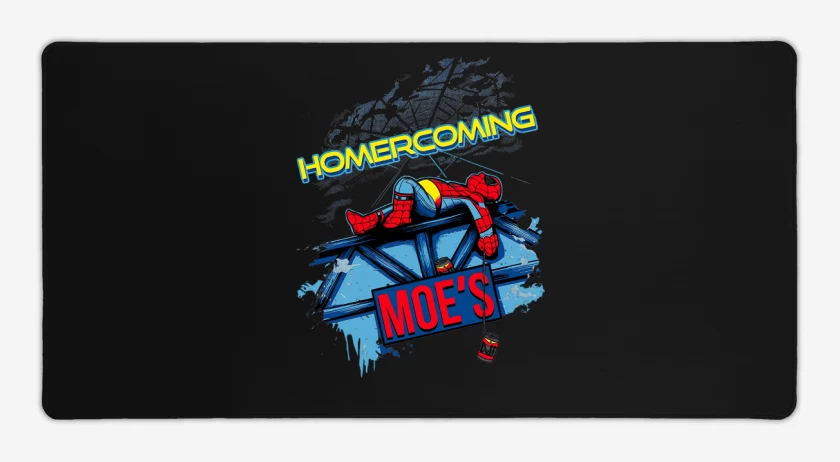 Mouse pad Gamer Negro de Homercoming