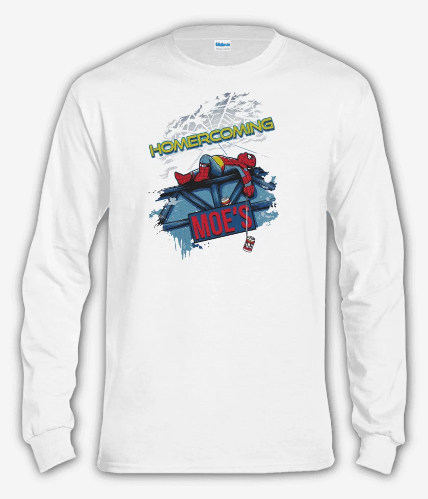 Polera manga larga Blanco de Homercoming