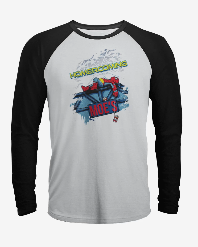 Polera Raglan Blanco / Negro de Homercoming