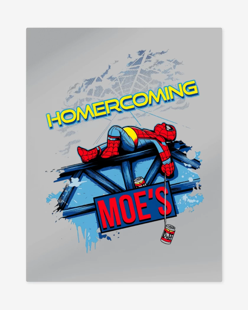 Print metalico Gris Melange de Homercoming