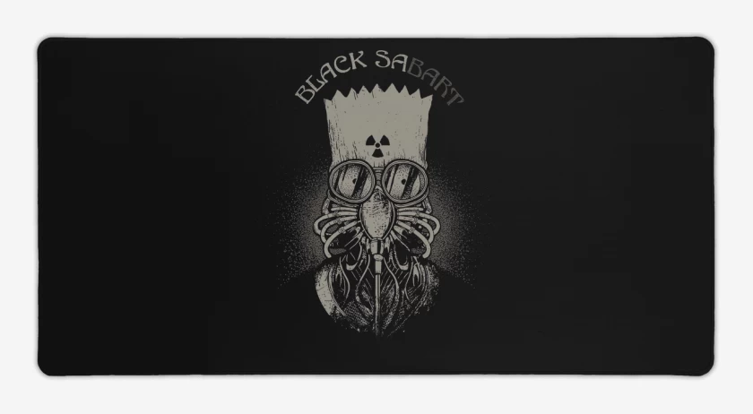 Mouse pad Gamer Negro de Black Sabbart
