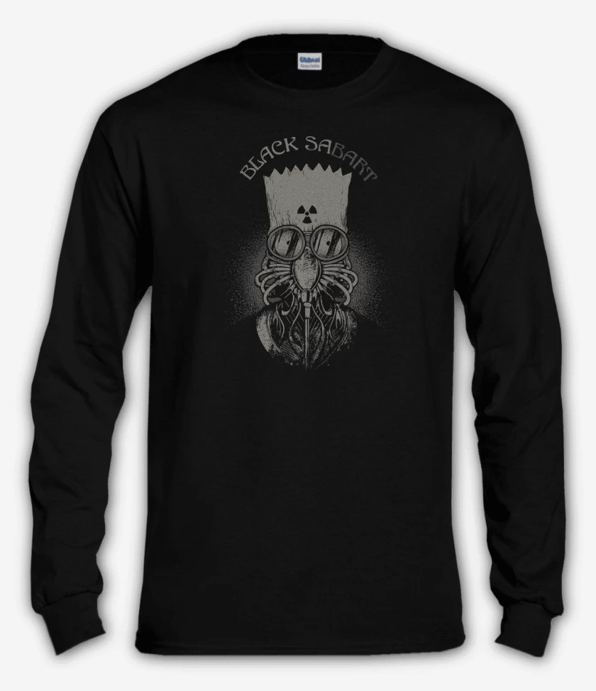Polera manga larga Negro de Black Sabbart