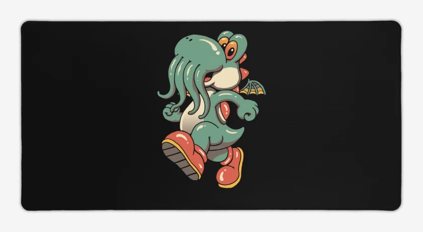 Mouse pad Gamer Negro de Yosthulu