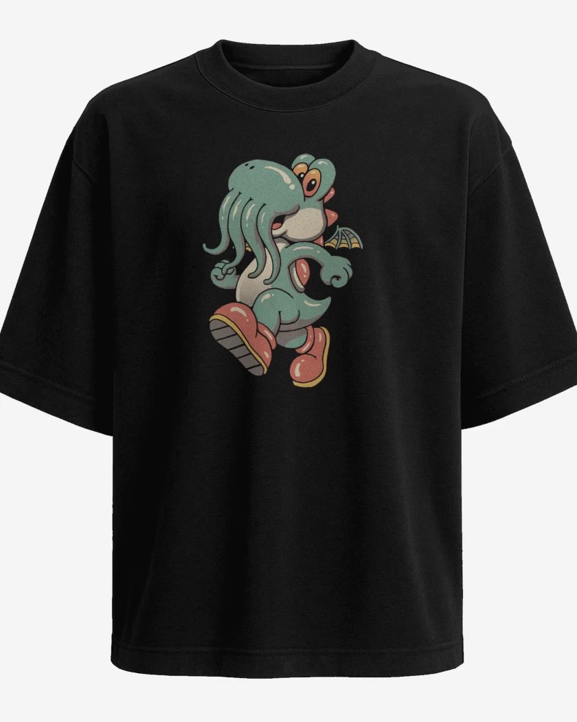 Polera Oversize Negro de Yosthulu