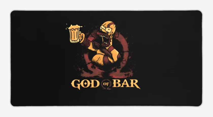 Mouse pad Gamer God of Bar