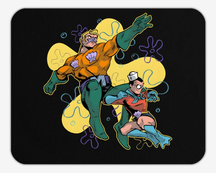 Mousepad Sirenoman y Chico Percebe