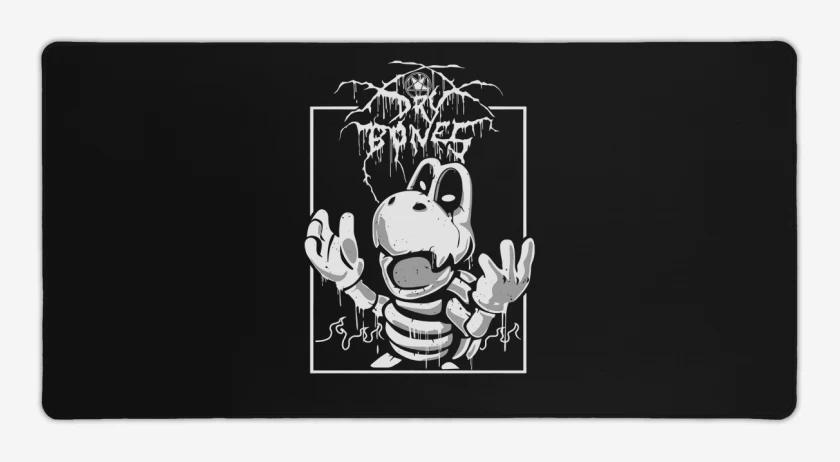 Mouse pad Gamer Negro de Dry Bones