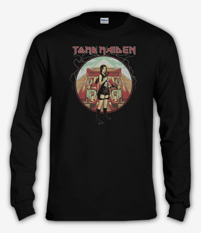 Polera manga larga Negro de Tomb Maiden