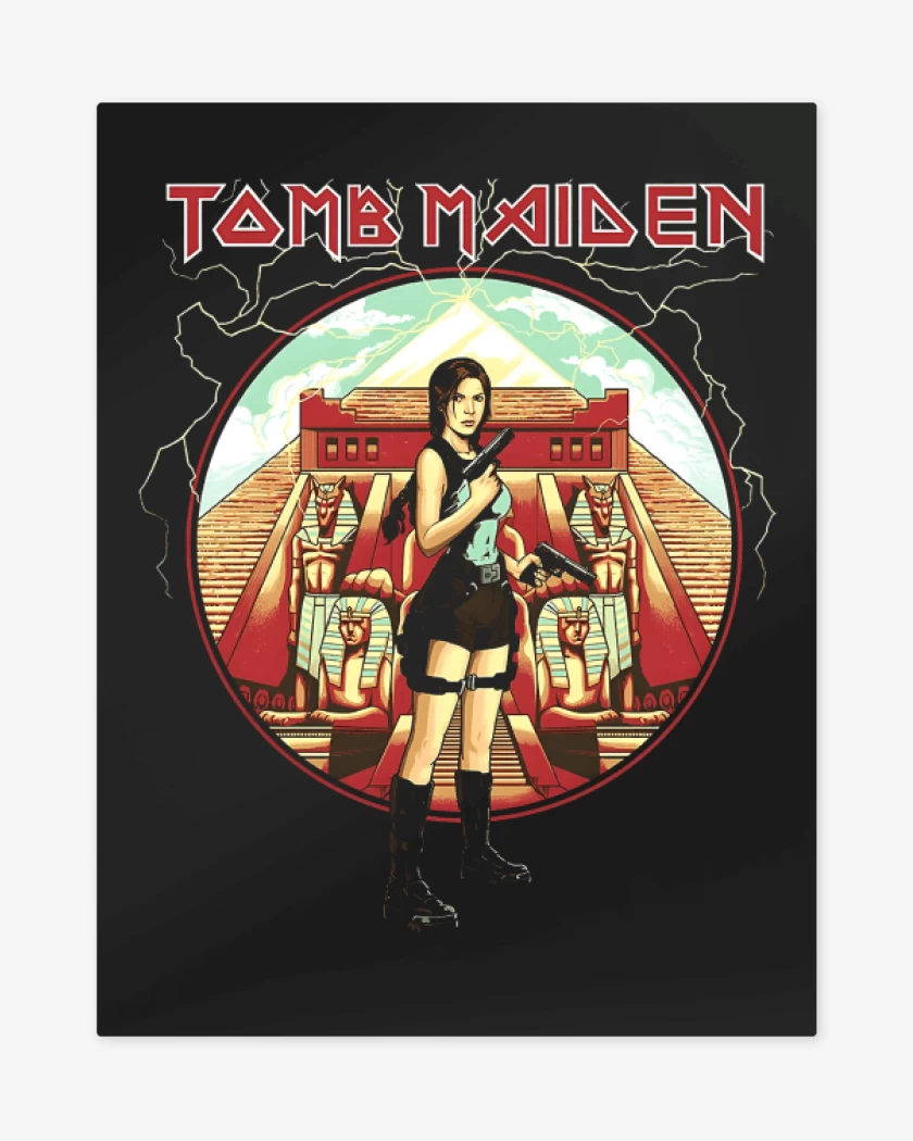 Print metalico Negro de Tomb Maiden