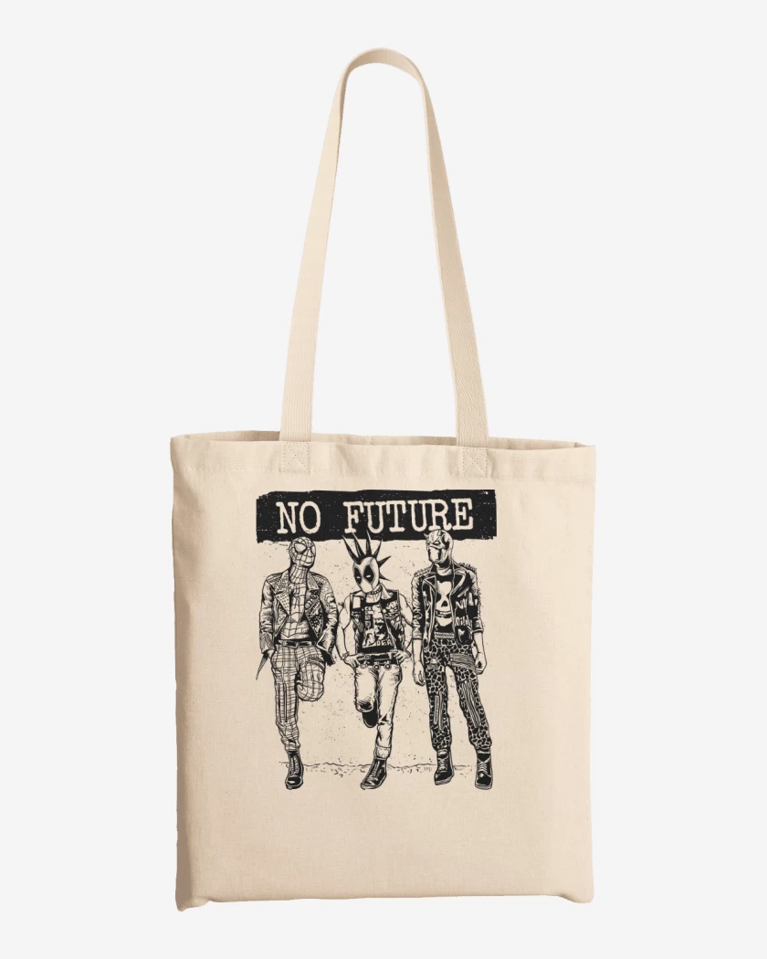 Totebag Blanco de No FUTURE