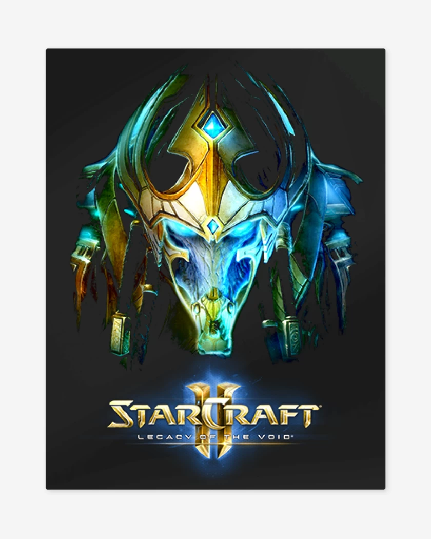 Print metalico Negro de Legacy of the Void