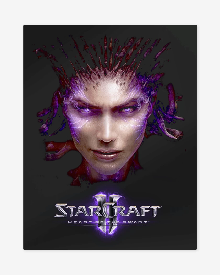 Print metalico Heart of the Swarm