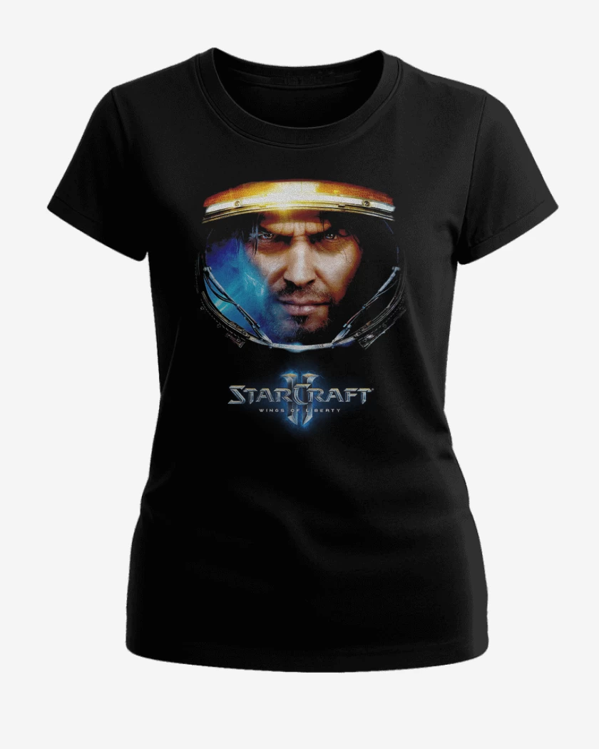 Polera de Mujer Negro de Wings of liberty