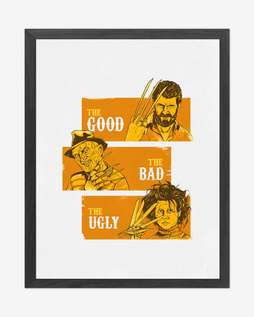 Cuadro decorativo El Bueno, El Malo & El Feo