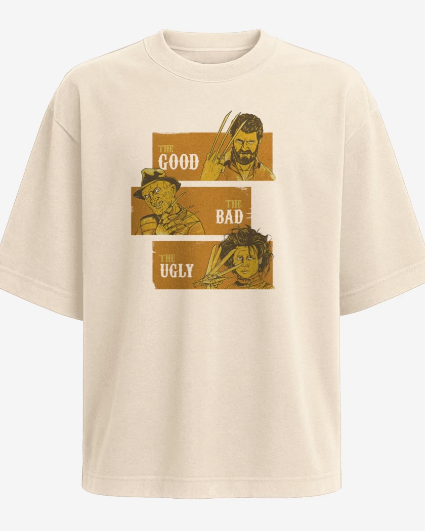 Polera Oversize El Bueno, El Malo & El Feo