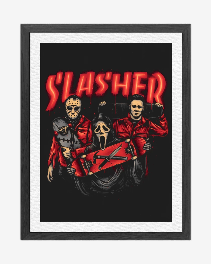 Cuadro decorativo Negro de Slashers