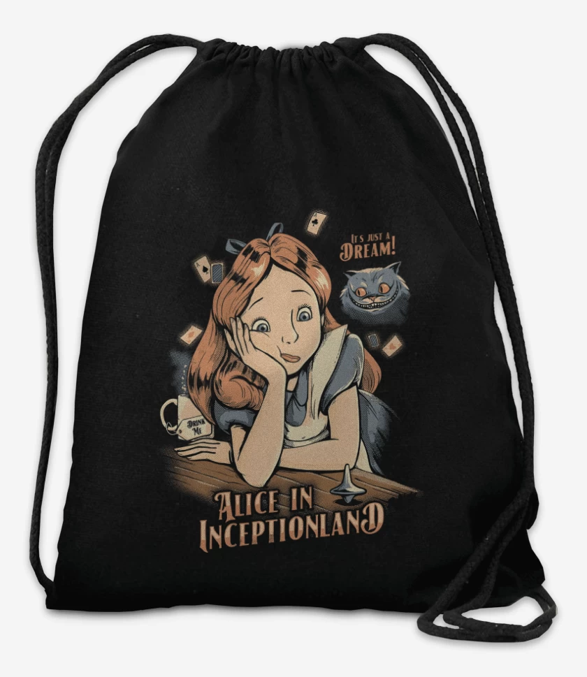Mochila Negro de Alice in Inceptionland