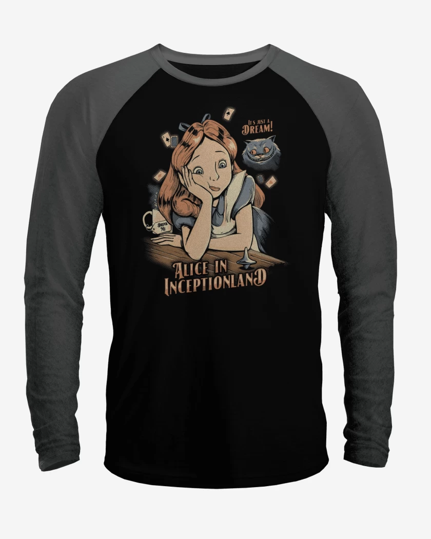 Polera Raglan Alice in Inceptionland