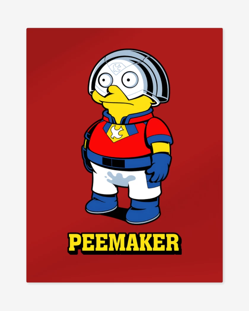 Print metalico Rojo de Peemaker