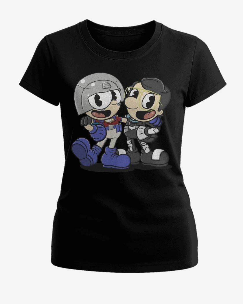 Polera de Mujer Negro de Cup Peace