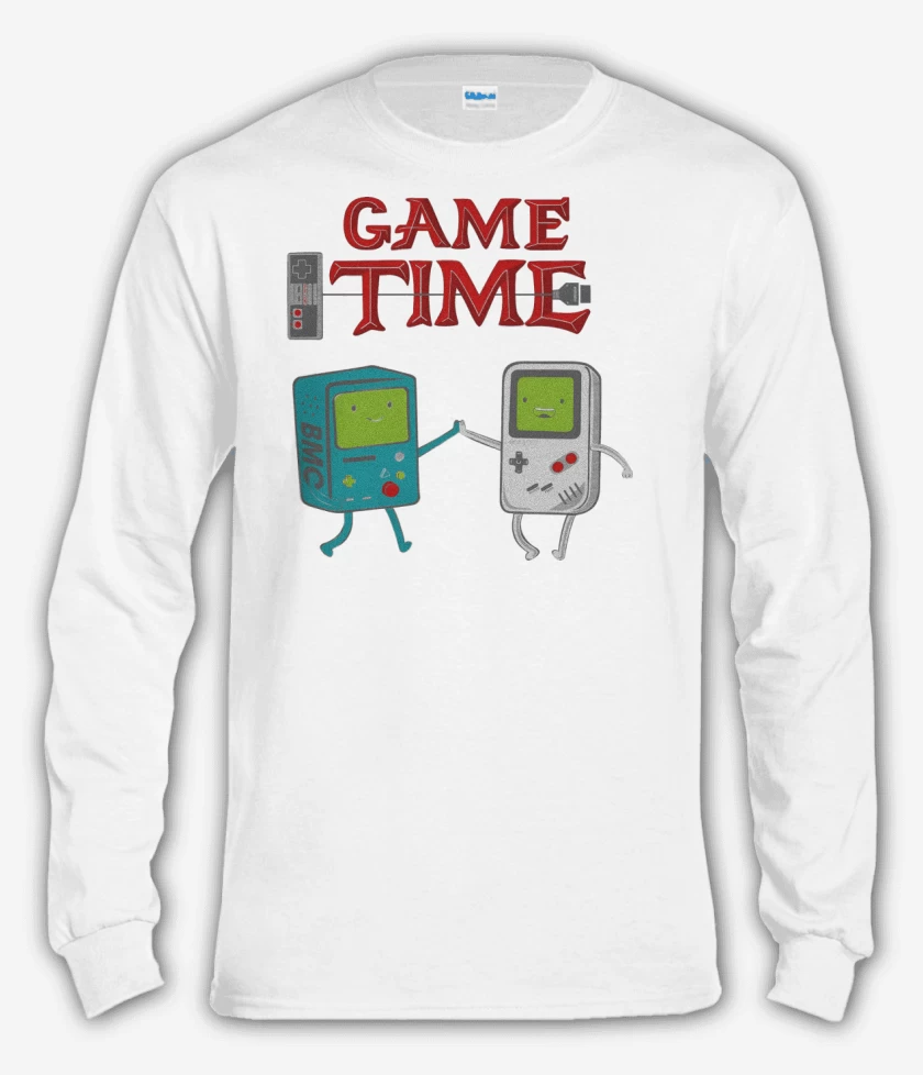 Polera manga larga Blanco de Game Time