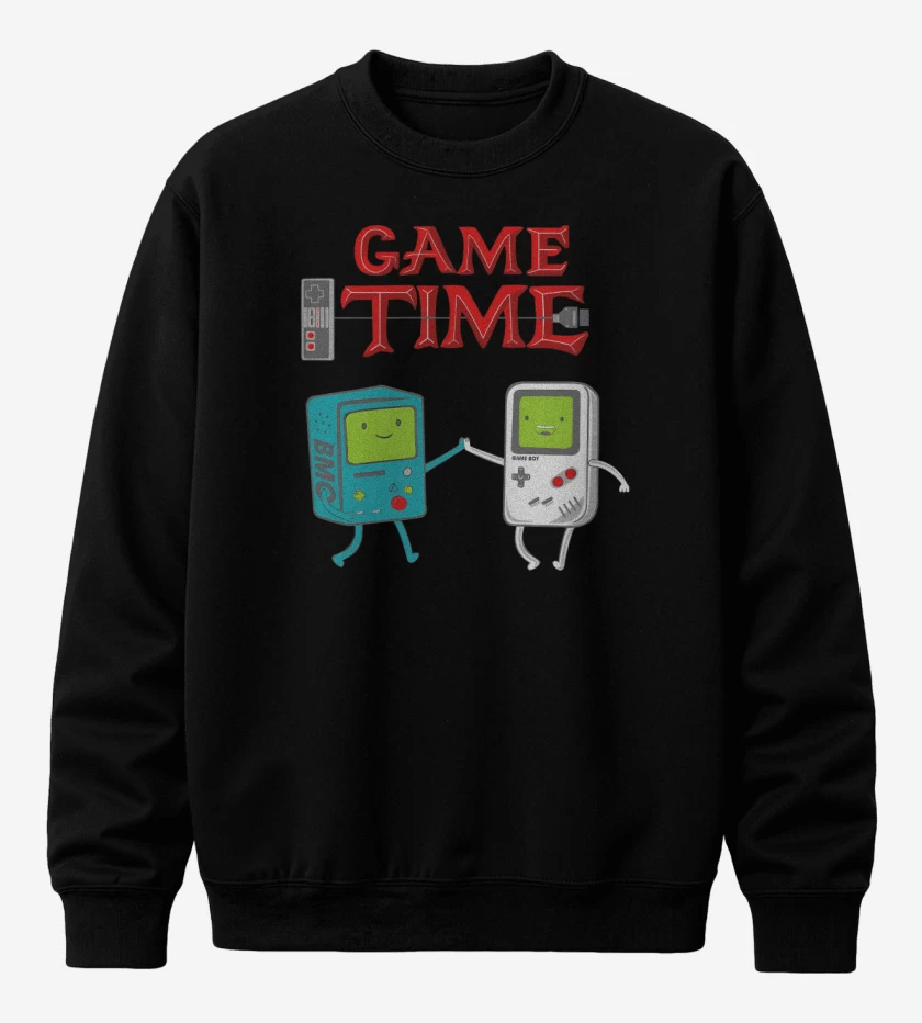 Poleron polo Negro de Game Time