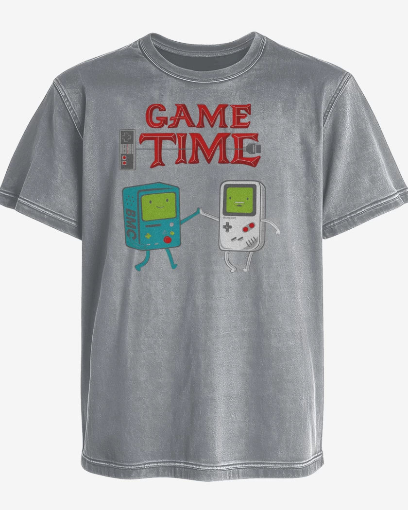 Polera desgastada Gris Melange de Game Time