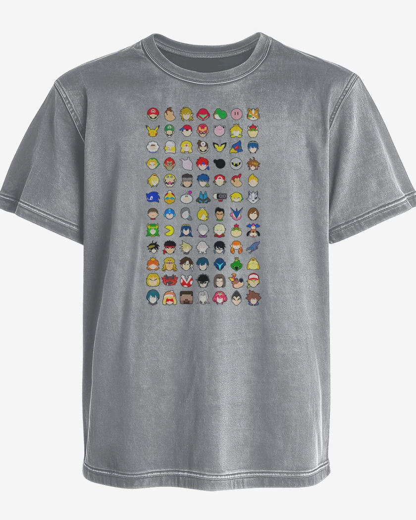 Polera desgastada Gris Melange de Ultimate