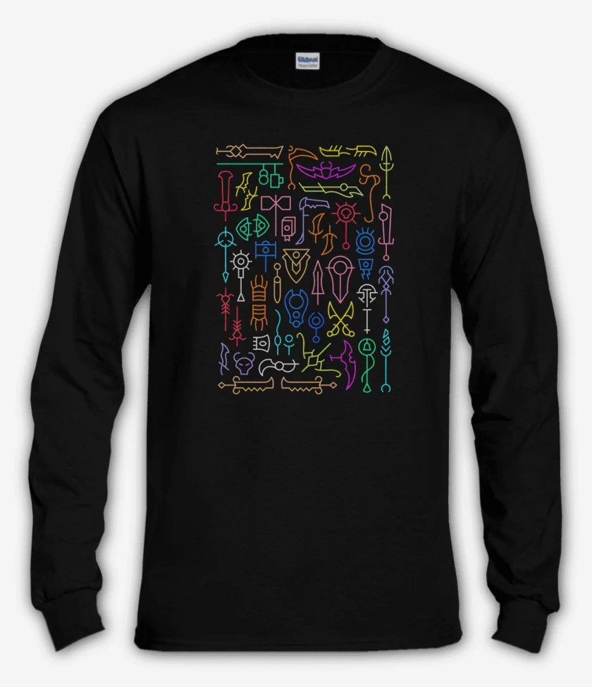 Polera manga larga Negro de Artefactos