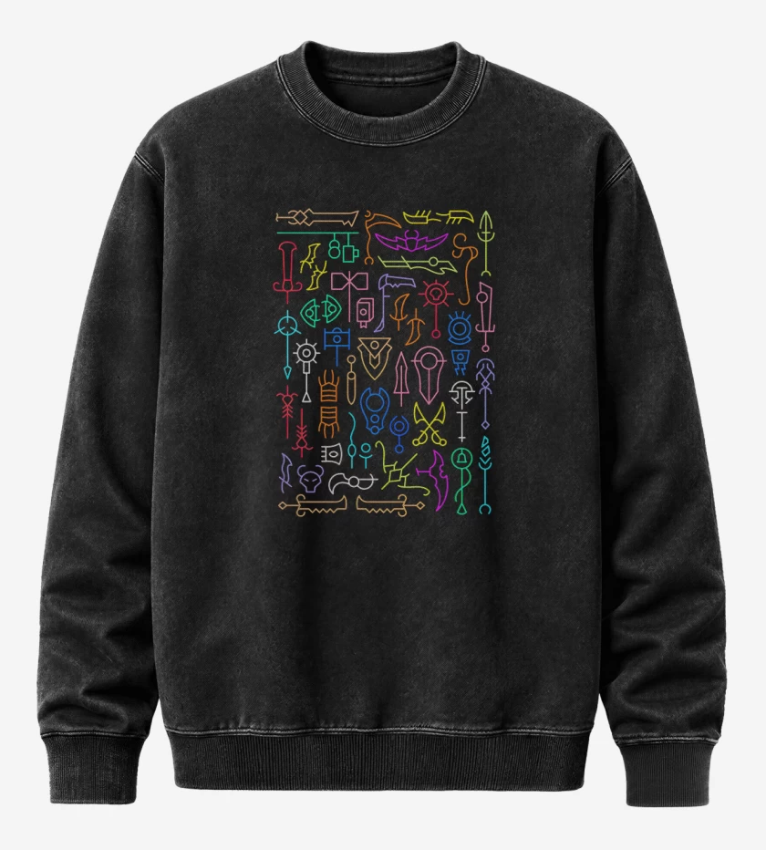 Poleron Polo Acid Wash Negro de Artefactos