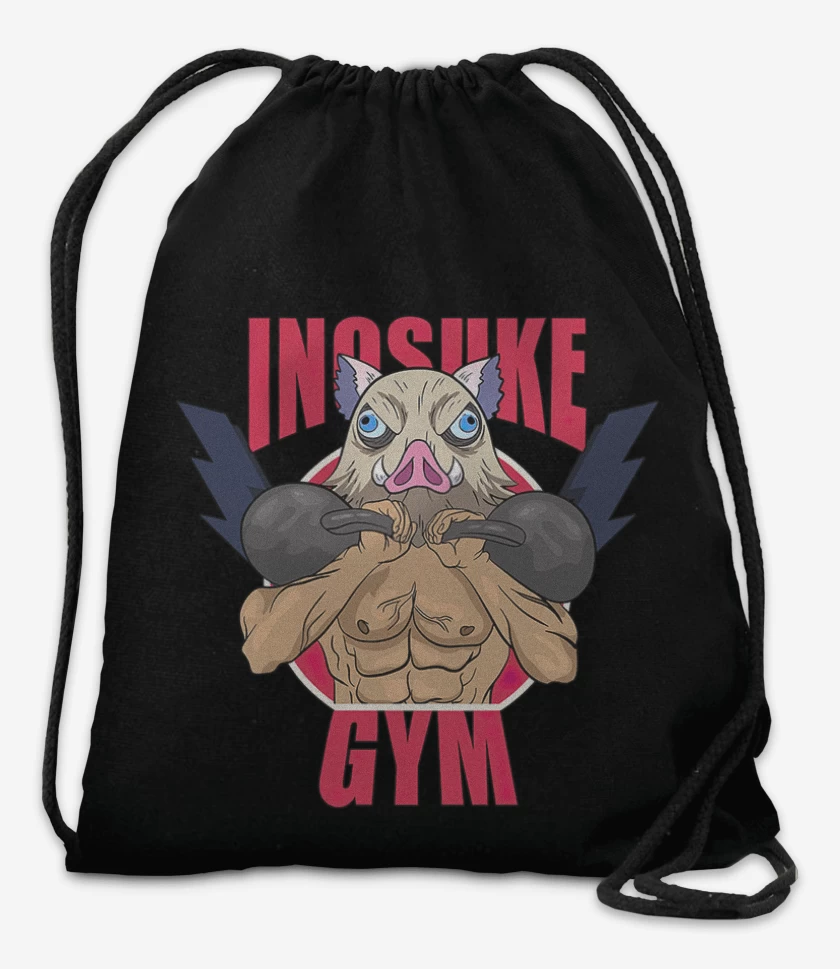 Mochila Negro de Inosuke gym