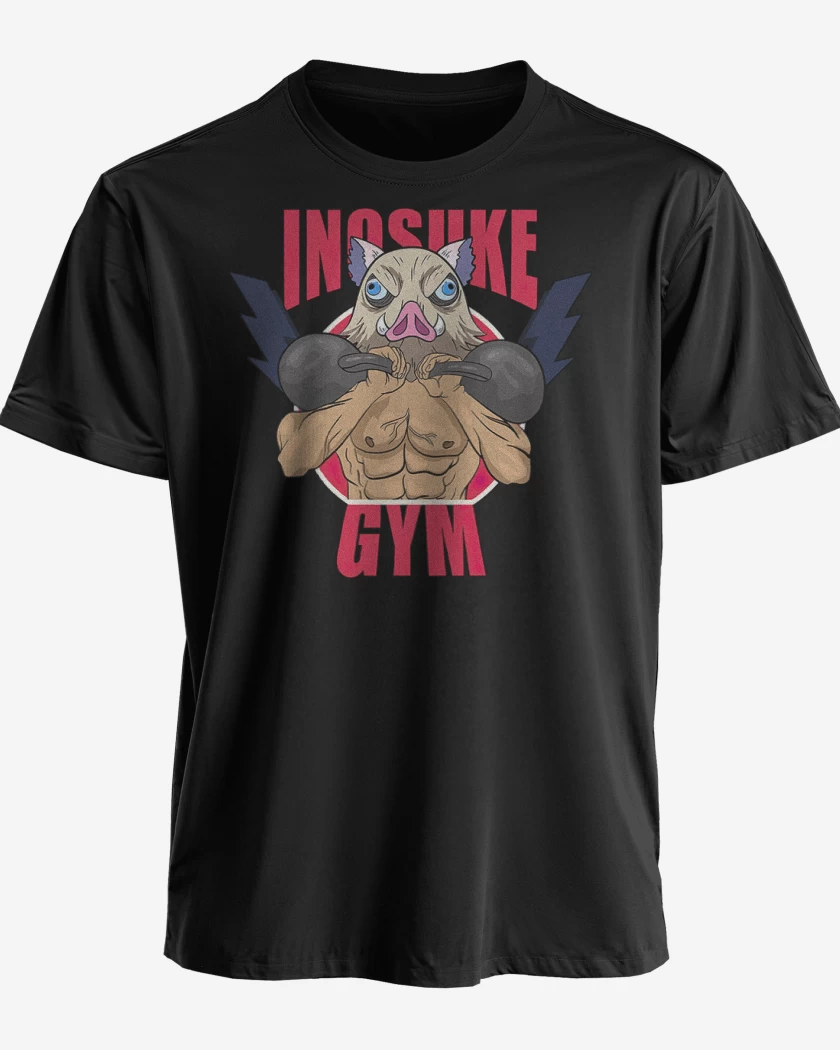 Polera premium Negro de Inosuke gym