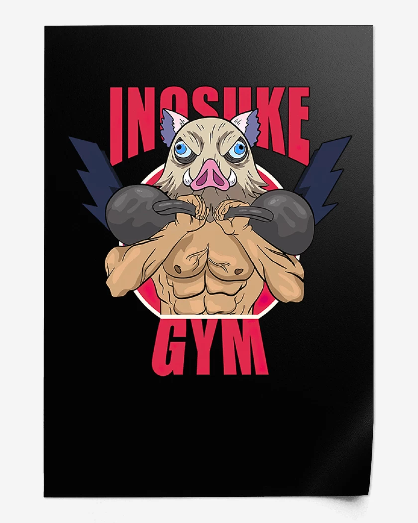 Print Negro de Inosuke gym