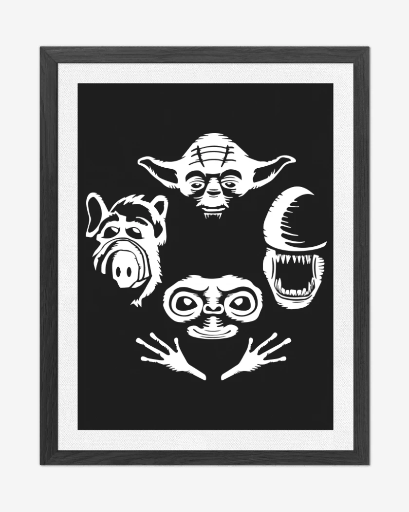 Cuadro decorativo Aliens Rhapsody