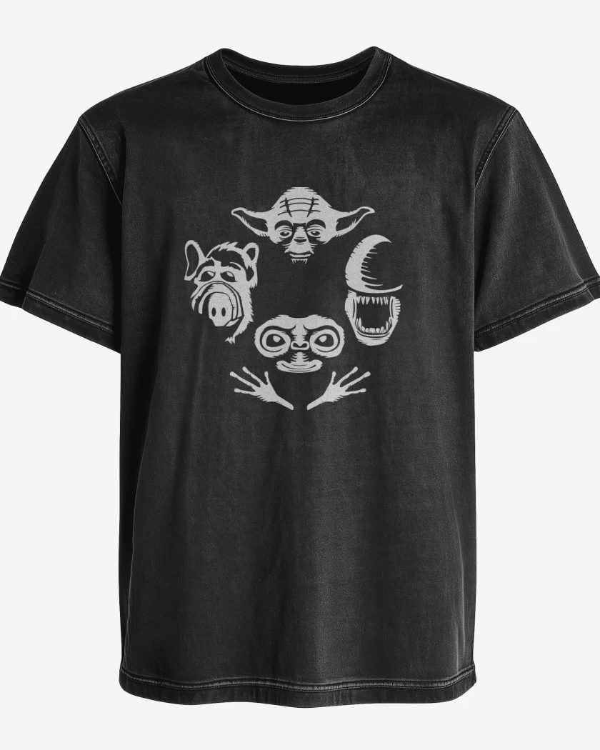 Polera desgastada Aliens Rhapsody