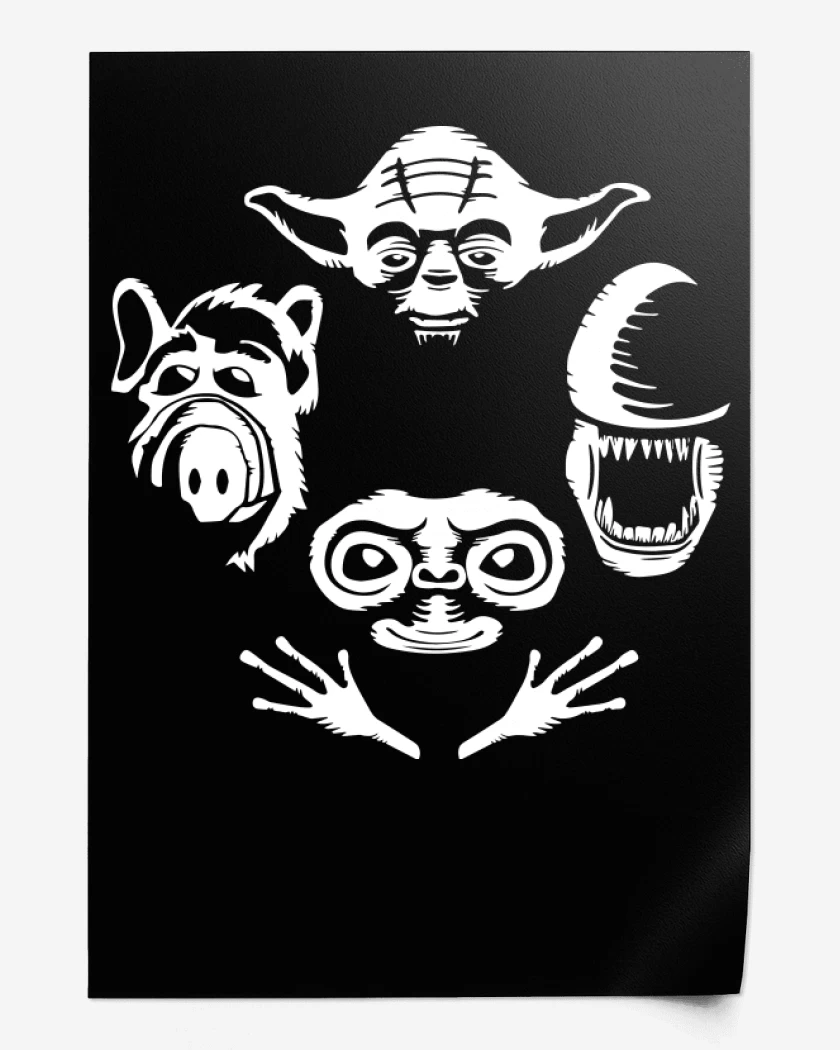 Print Aliens Rhapsody