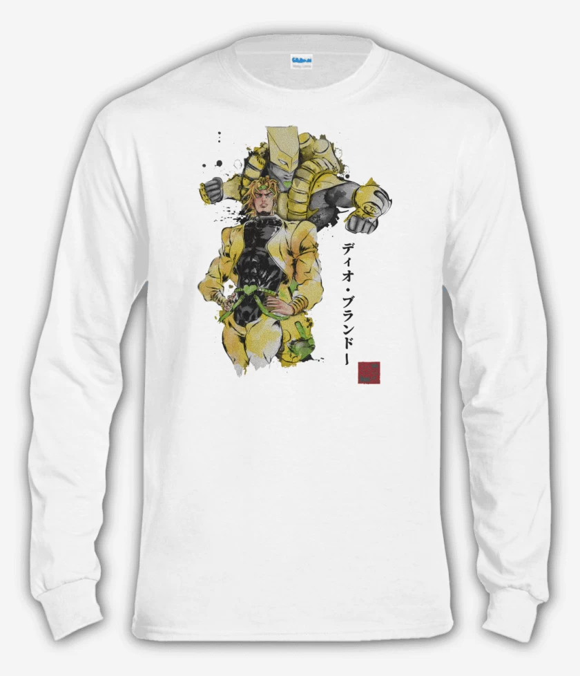 Polera manga larga Blanco de Za Warudooo