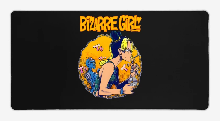 Mouse pad Gamer Bizarre Girl