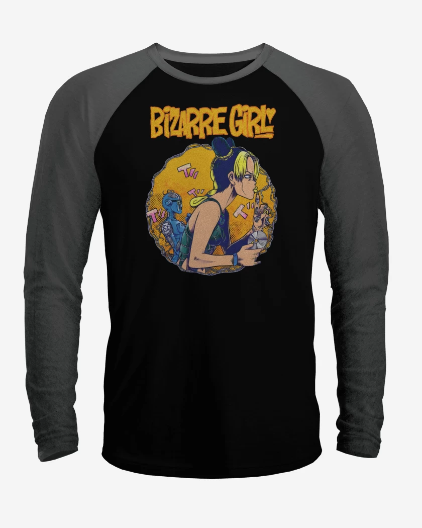 Polera Raglan Bizarre Girl