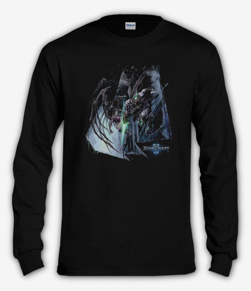 Polera manga larga Negro de Sc 2