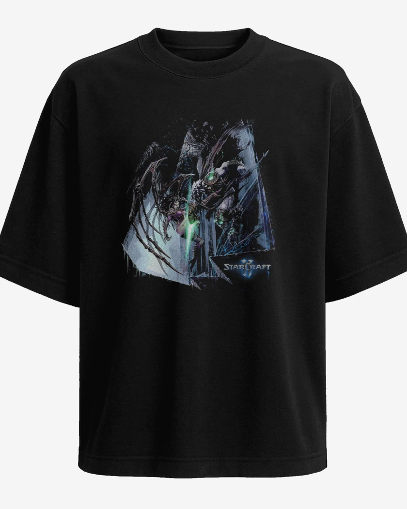 Polera Oversize Negro de Sc 2