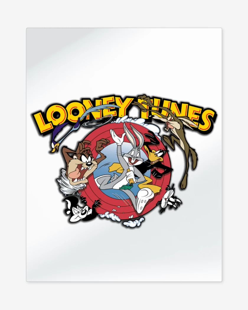 Print metalico Blanco de Loonet tunes